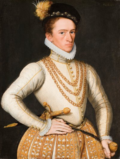 Portrait of an Unknown French Nobleman by Unbekannt Unbekannt